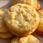 Soft and chewy lemon cookies with a bright citrus flavor