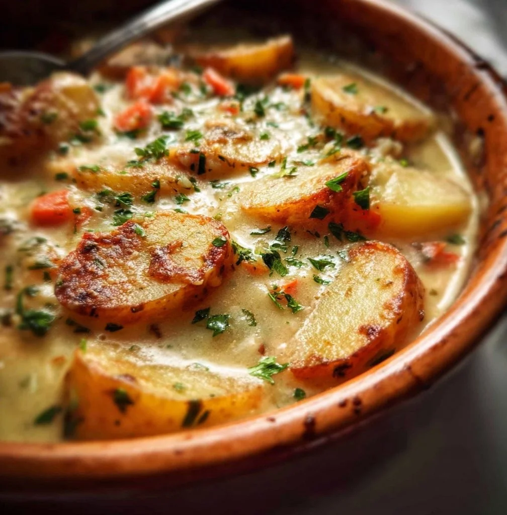 Delicious Vegan Vegetable Potato Bake with fresh vegetables and spices