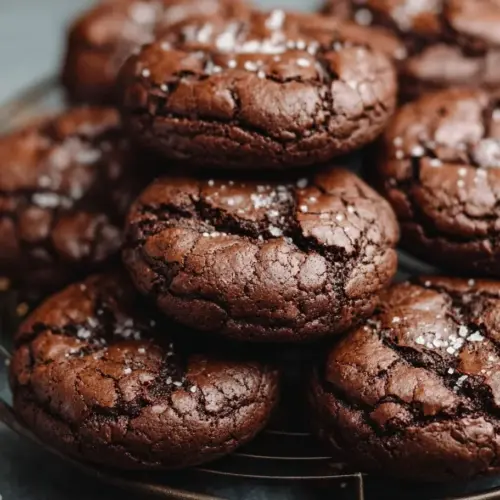 Delicious brownie cookies with a fudgy texture and chocolate chips
