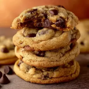 Freshly baked Crumbl chocolate chip cookies arranged on a plate
