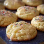 Delicious Kentucky Butter Cake Cookies topped with buttery glaze.