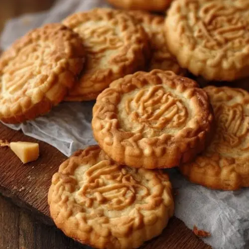 Delicious Lotus Cookies with caramelized flavor for coffee pairing