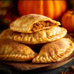 Delicious Mexican pumpkin turnovers filled with spiced pumpkin filling.
