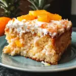 Delicious Orange Pineapple Cake with vibrant citrus topping and fresh ingredients