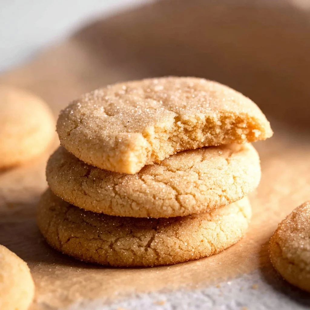 Delicious Vegan Sugar Cookies on a plate, perfect for any occasion.
