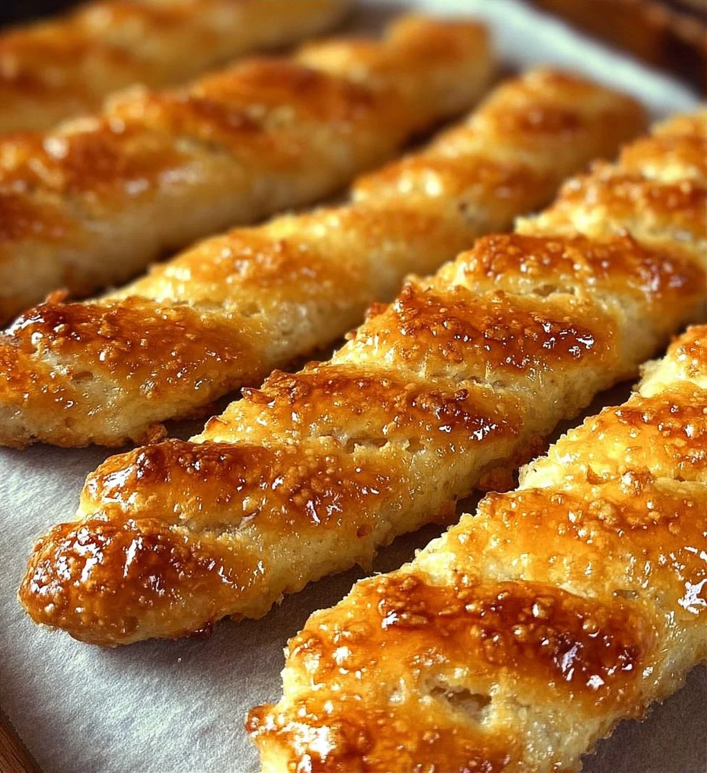 Plate of homemade Cottage Cheese Breadsticks with herbs and spices
