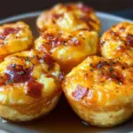 Healthy cottage cheese egg bites ready for a nutritious breakfast or snack.