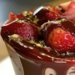 Delicious Dubai Chocolate Strawberry Cup with fresh strawberries and rich chocolate