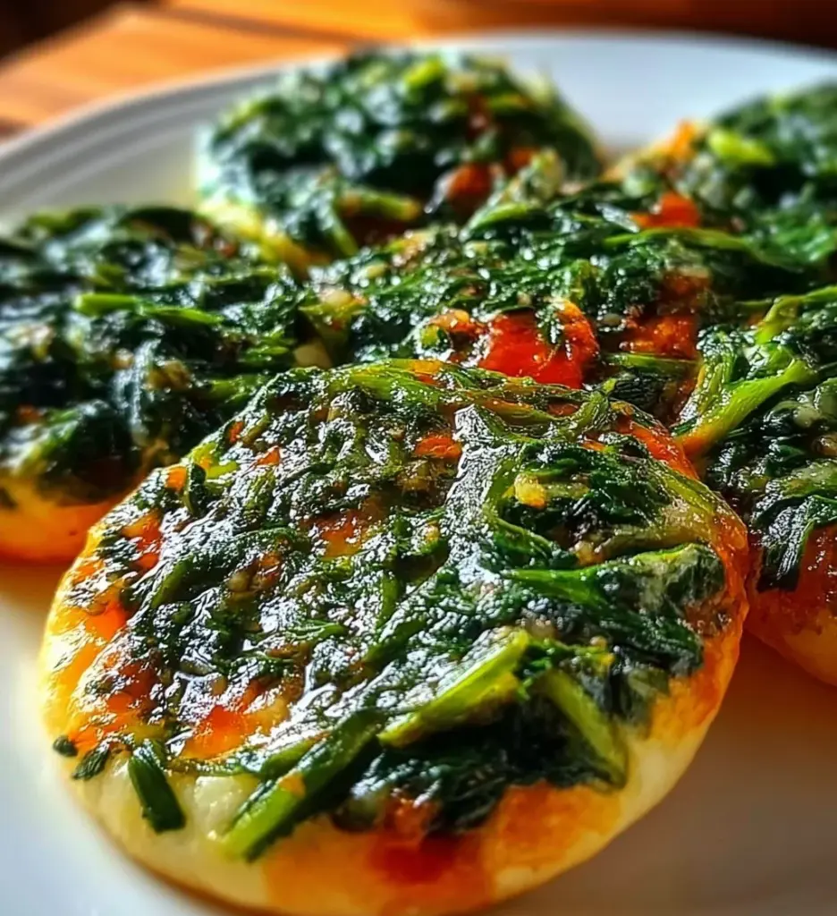 Easy spinach cottage cheese bagels fresh from the oven