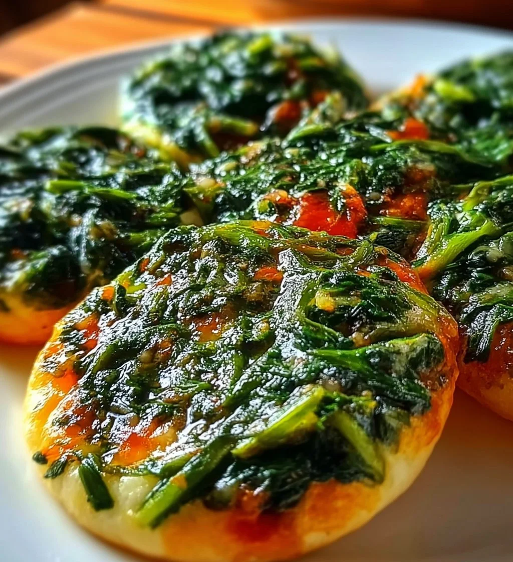 Easy spinach cottage cheese bagels fresh from the oven