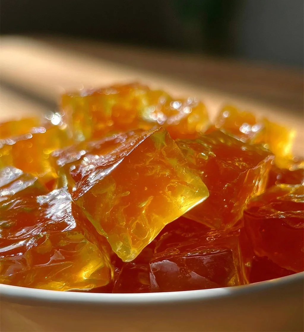 Colorful gelatin trick dessert recipe for creative treats