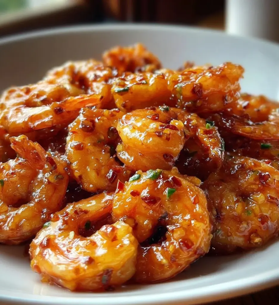 Delicious Honey Walnut Shrimp served with crispy shrimp and walnuts on a plate