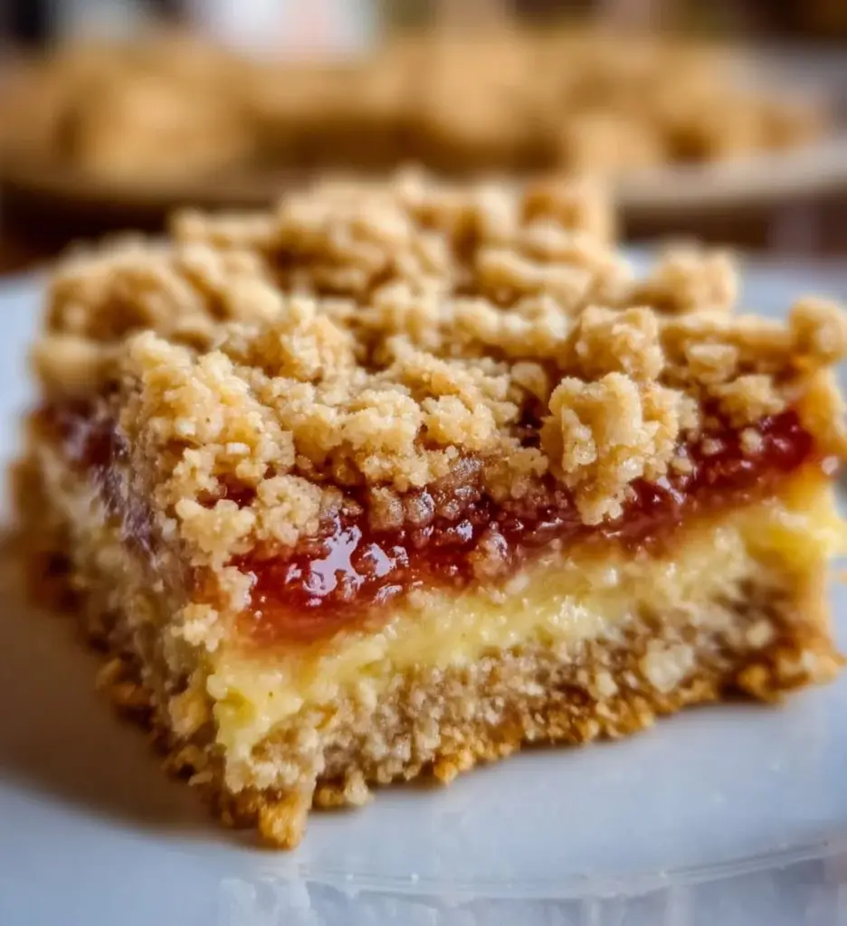 Delicious Lemon Oatmeal Crumble Bars topped with lemon zest and oats