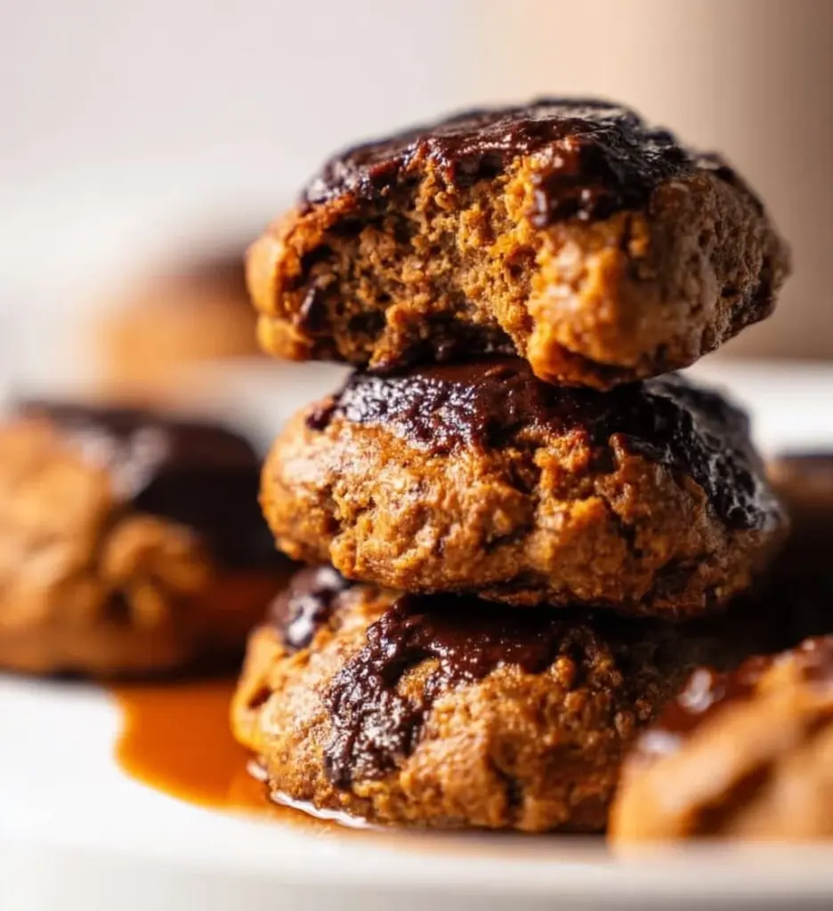 Delicious vegan protein cookies made with plant-based ingredients