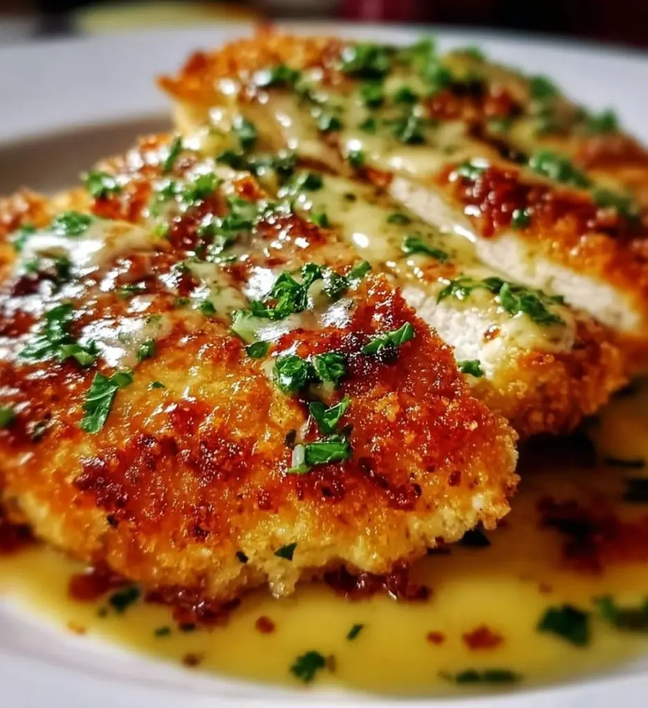 Cheesecake Factory Crusted Chicken Romano dish served with rich flavors and perfect presentation.