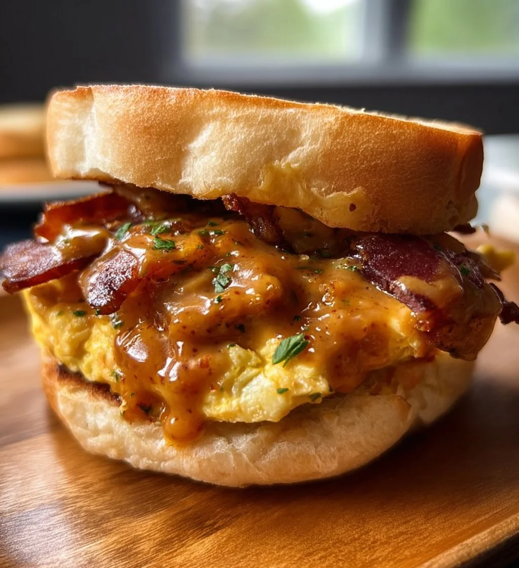 Delicious Chipotle breakfast sandwich with fresh ingredients and bold flavors