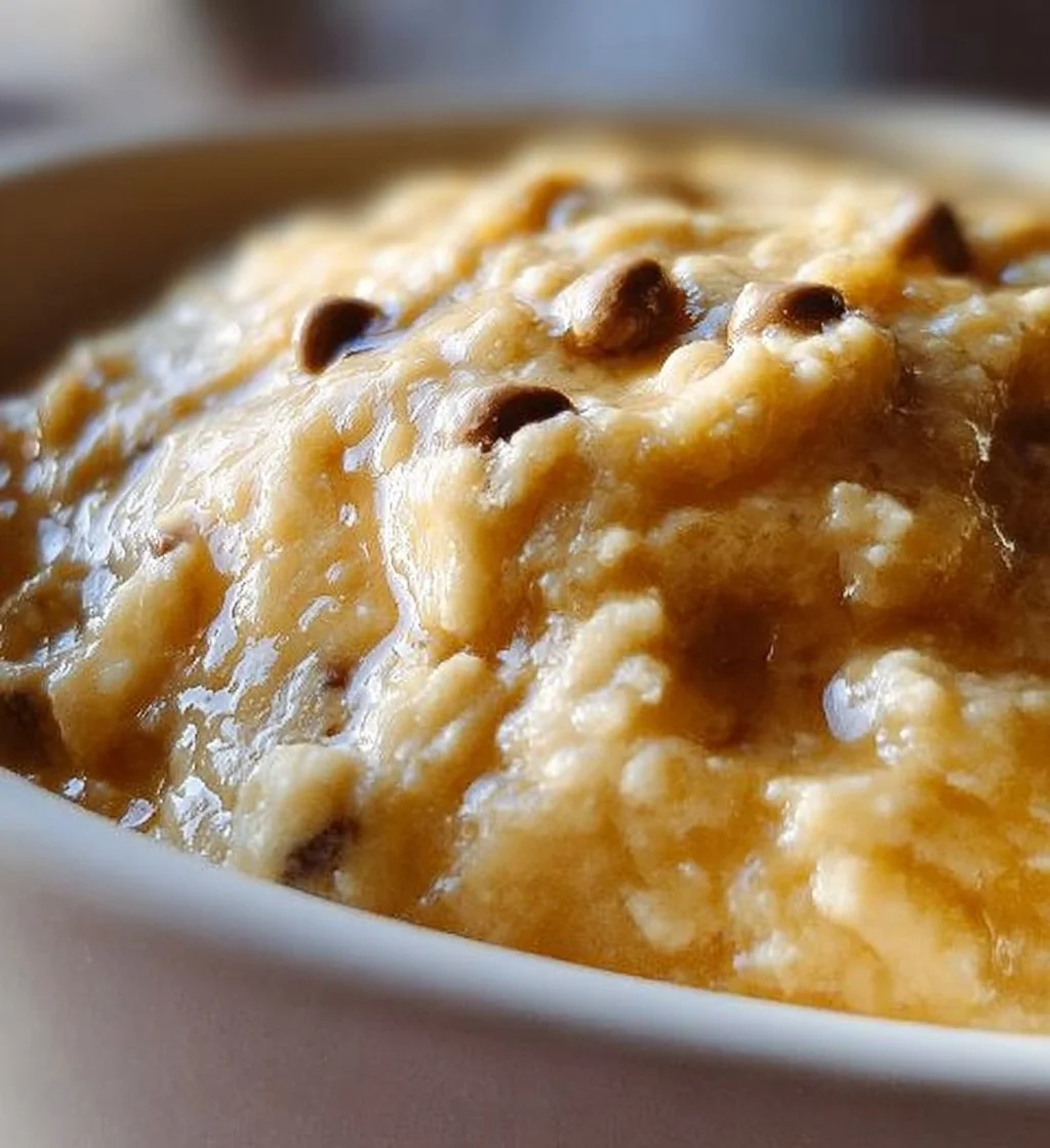 Delicious cottage cheese cookie dough in a bowl, ready for baking.
