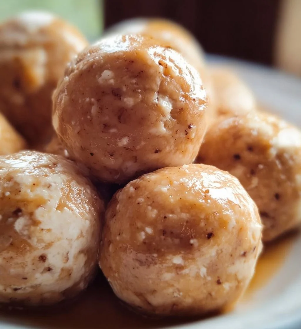 Cottage cheese protein balls made with nutritious ingredients for a healthy snack