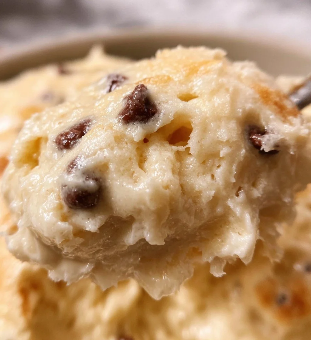 A bowl of creamy cottage cheese cookie dough ready for baking or raw consumption.