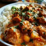 Delicious Moroccan Chicken with Rice in a one-pan recipe