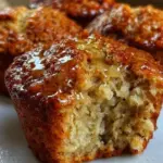 Healthy Greek yogurt banana muffins freshly baked and ready to enjoy.