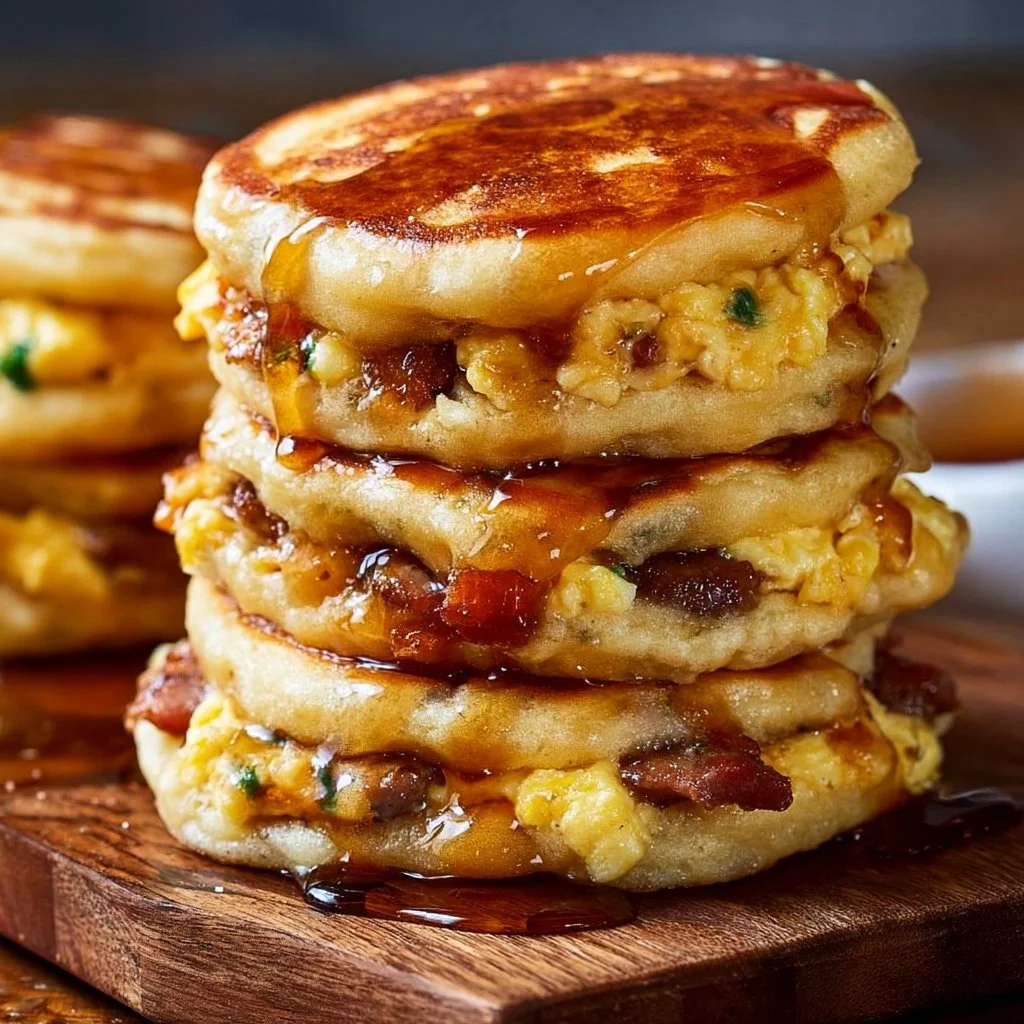 Delicious McGriddle Bites featuring pancakes and sausage
