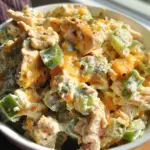 Low Carb Jalapeno Popper Salad with Chicken and Cottage Cheese
