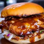 Maui Wowie Chicken Sandwich with fresh toppings and tropical flavors