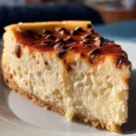 Delicious and nutritious Protein Cheesecake topped with fresh berries