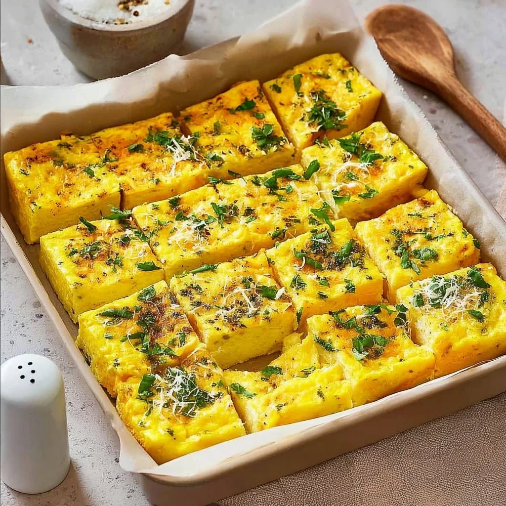 Easy Sheet Pan Eggs recipe with Cottage Cheese, perfect for breakfast or meal prep.
