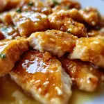 Delicious Slow Cooker Thai Peanut Chicken served with fresh vegetables