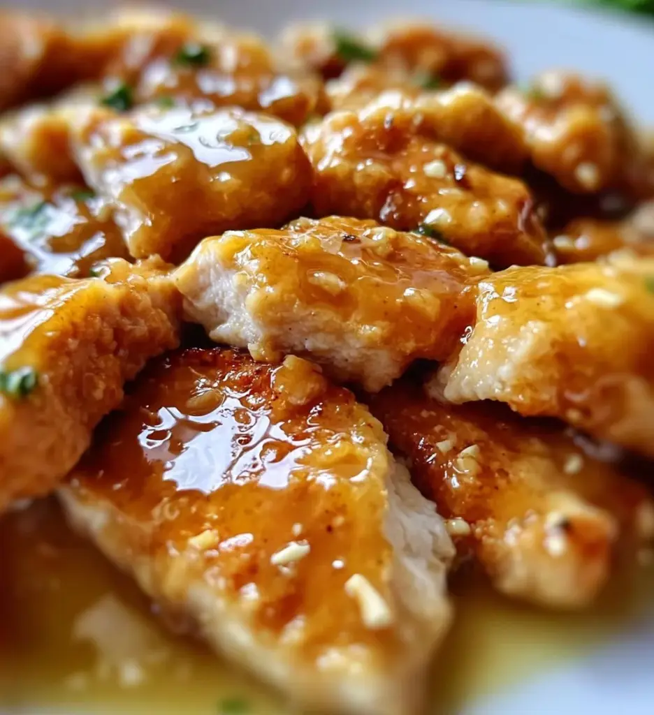 Delicious Slow Cooker Thai Peanut Chicken served with fresh vegetables