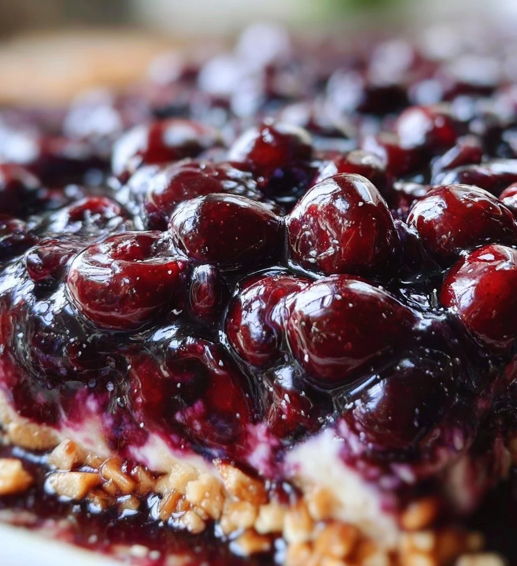 Delicious Blueberry Pretzel Salad layering sweet and savory flavors in a vibrant dish