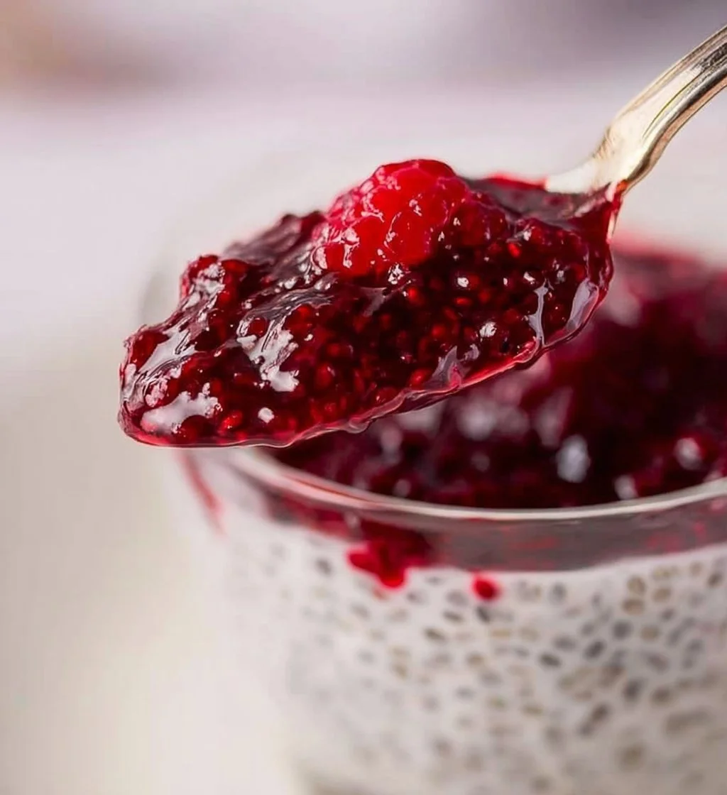 Chia seeds sprinkled on yogurt for a nutritious snack