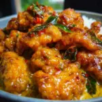 Delicious Singapore Butter Chicken with creamy sauce and crispy texture