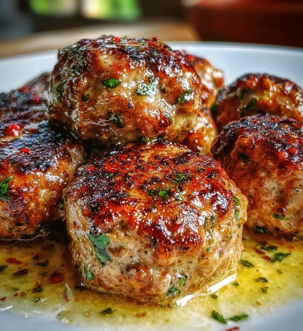 Plate of flavorful Greek meatballs served in lemon sauce