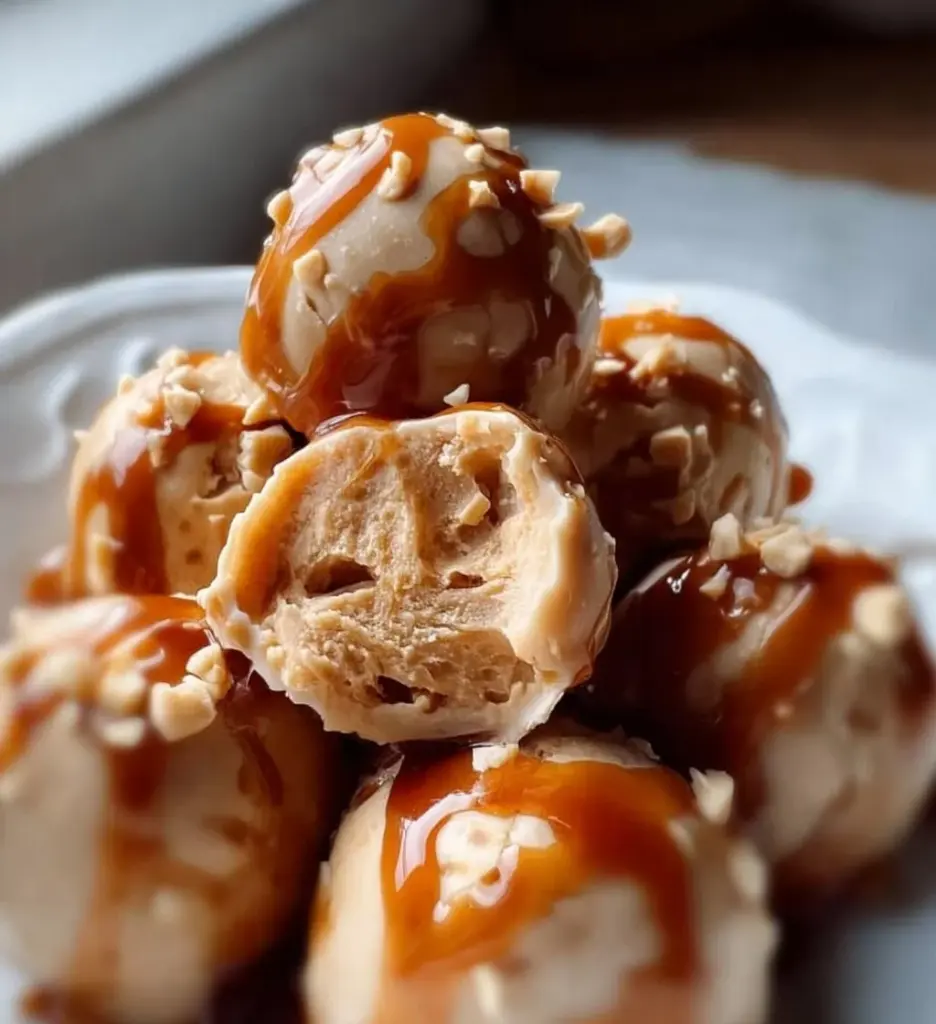 Frozen Greek Yogurt Peanut Butter Bites – a delightful healthy treat