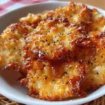 Bowl of homemade Keto Cottage Cheese Chips, a low-carb snack.