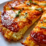 Keto pizza crust made with cottage cheese, low-carb and gluten-free