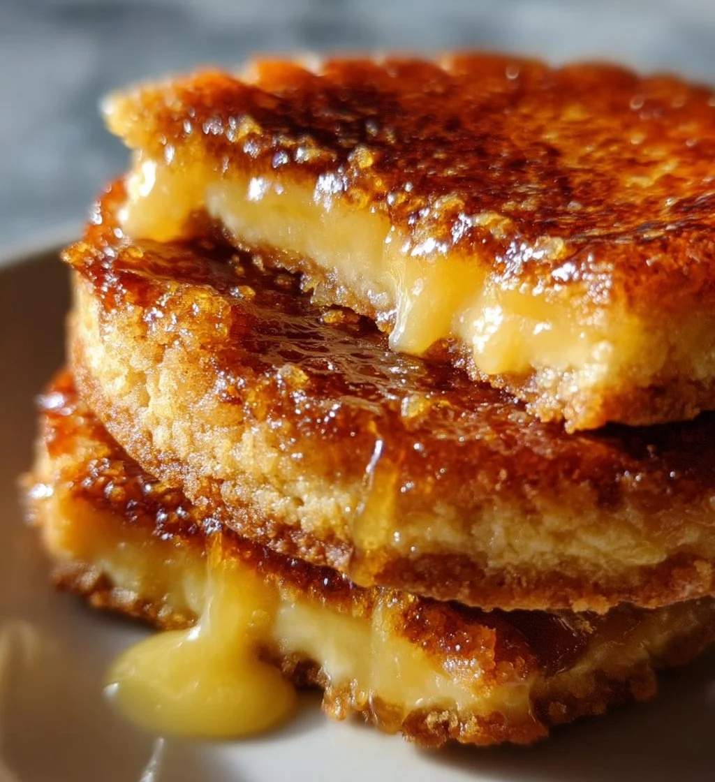 Lemon Crème Brûlée Cookies with a crispy caramelized topping and lemon zest.