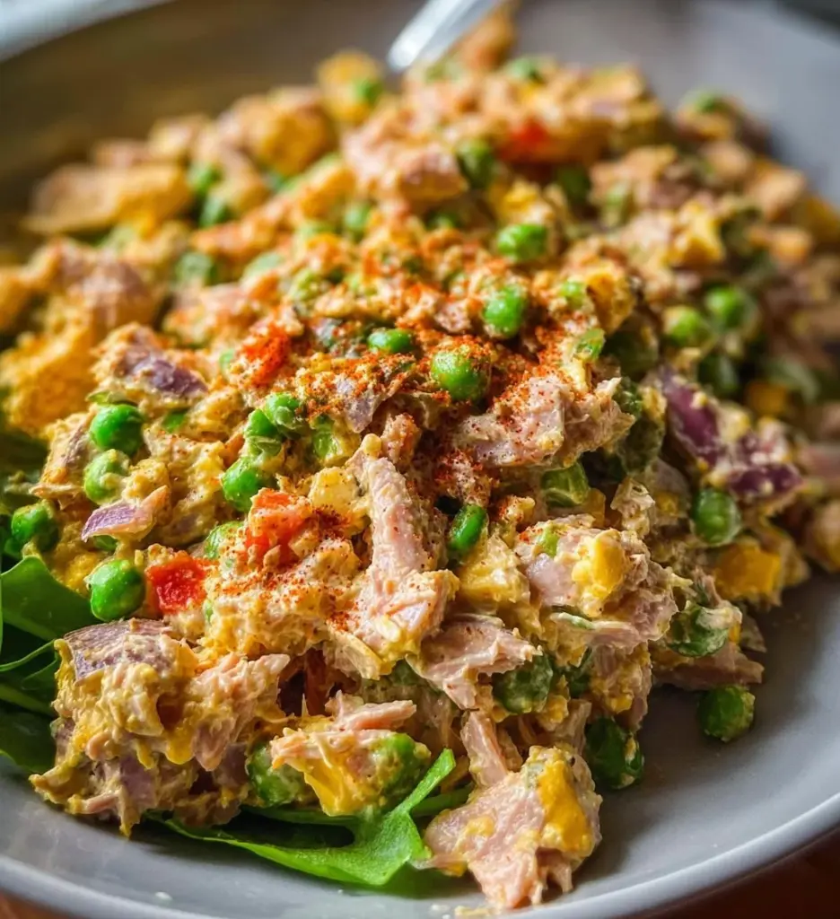 Matthew McConaughey's viral tuna salad recipe served in a bowl