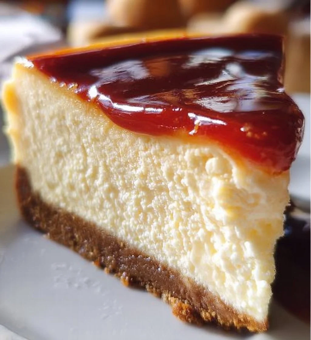 Delicious Millionaire Cheesecake served with a rich chocolate topping