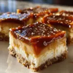Delicious Sweet Milk Cheesecake Bars ready to serve on a dessert plate