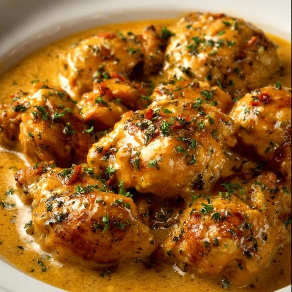 Texas Roadhouse Butter Chicken Skillet with tender chicken and savory sauce